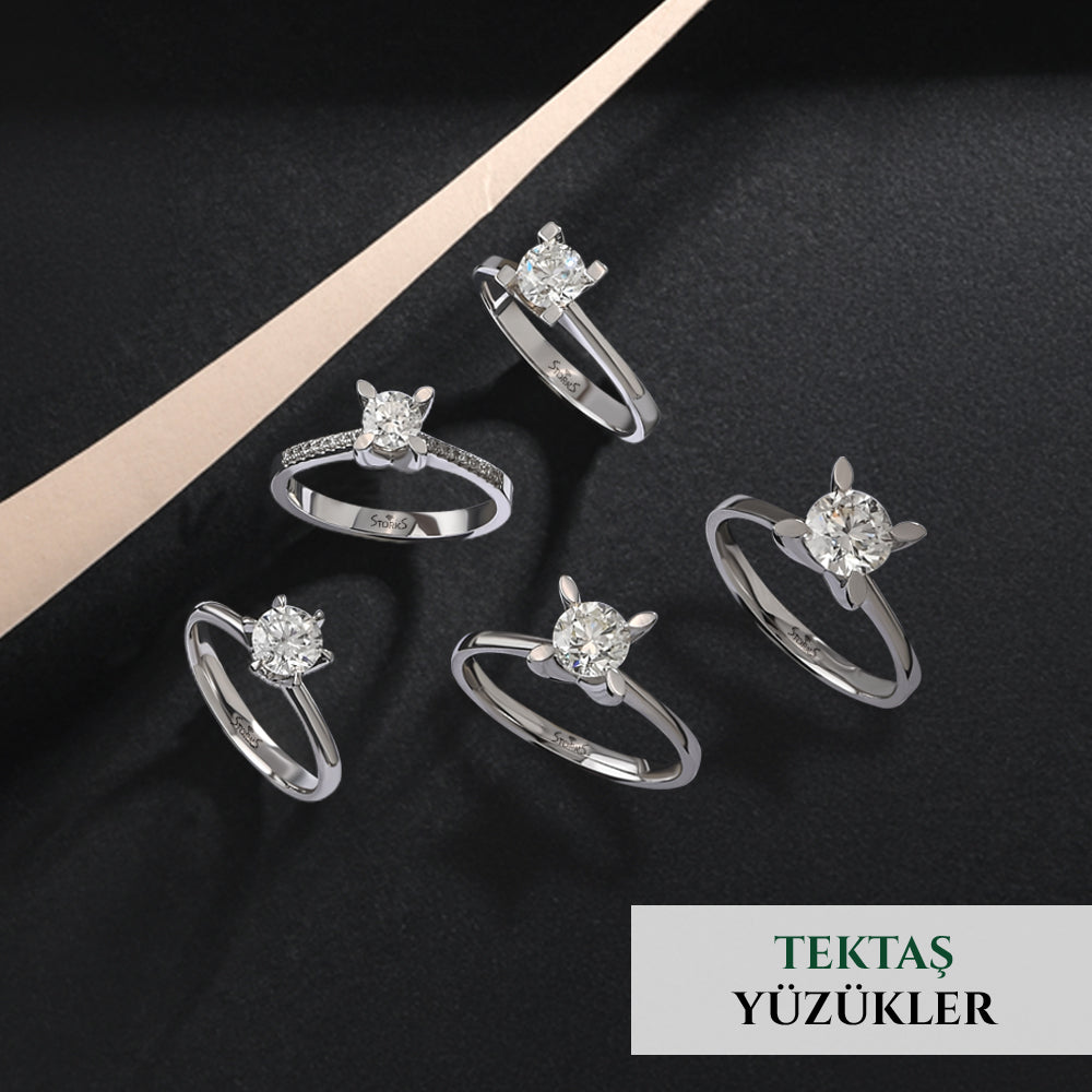 Pırlanta Tektaş Yüzük