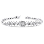 0.99 Karat Baget Pırlantalı Bileklik