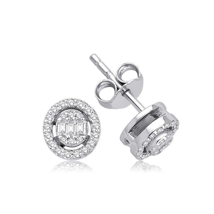 0.27 Karat Ruth Baguette Diamant Ohrringe