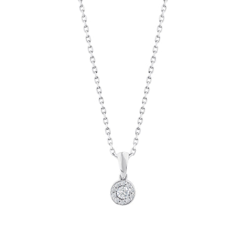 0.08 Karat Diamante Collana