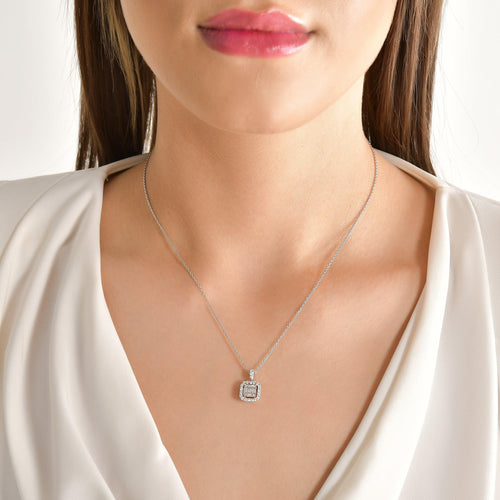 0.24 Karat Lyla Baget Diamante Collana