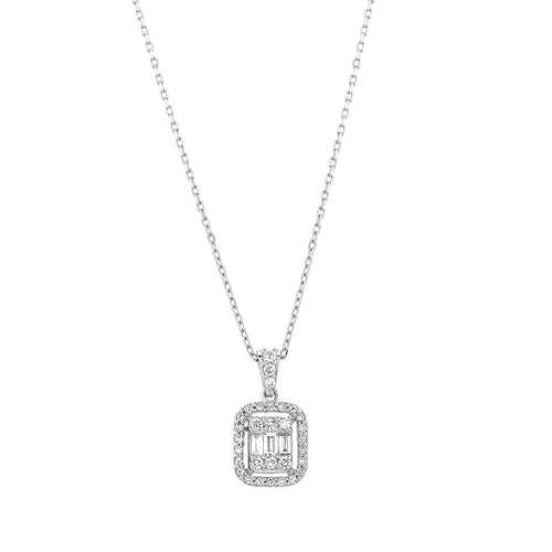 0.24 Karat Lyla Baget Diamante Collana