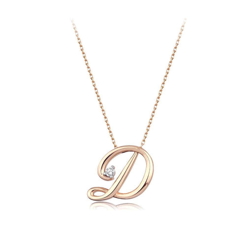 0.03 Karat Pırlanta D Harf Kolye
