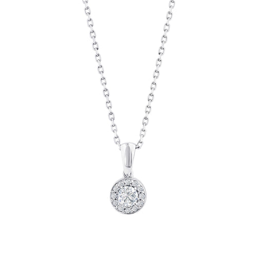 0.13 Karat Diamante Collana