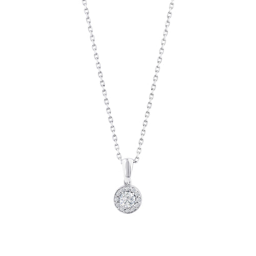 0.13 Karat Diamante Collana