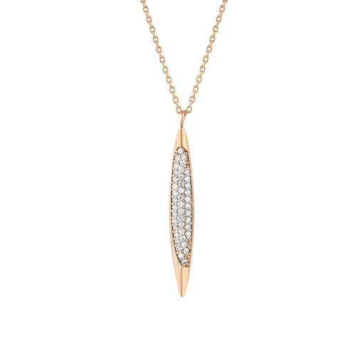 0.23 Karat Diamante Collana