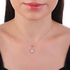 0.25 Karat Yıldız Pırlanta Kolye