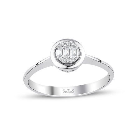 0.11 Karat Melanie Diamant Baguette Ring