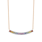 1.44 Karat Rainbow Pırlanta Kolye
