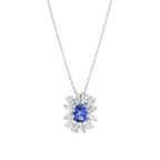 1.91 Karat Safir Pırlanta Kolye