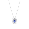 1.91 Karat Safir Pırlanta Kolye
