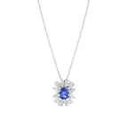 1.91 Karat Safir Pırlanta Kolye