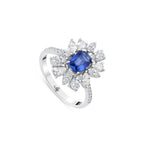 2.40 Karat Safir Pırlanta Yüzük
