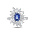 2.48 Karat Safir Pırlanta Yüzük