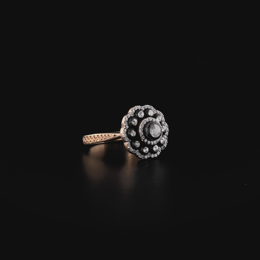 Anello con diamante da 0,49 carati