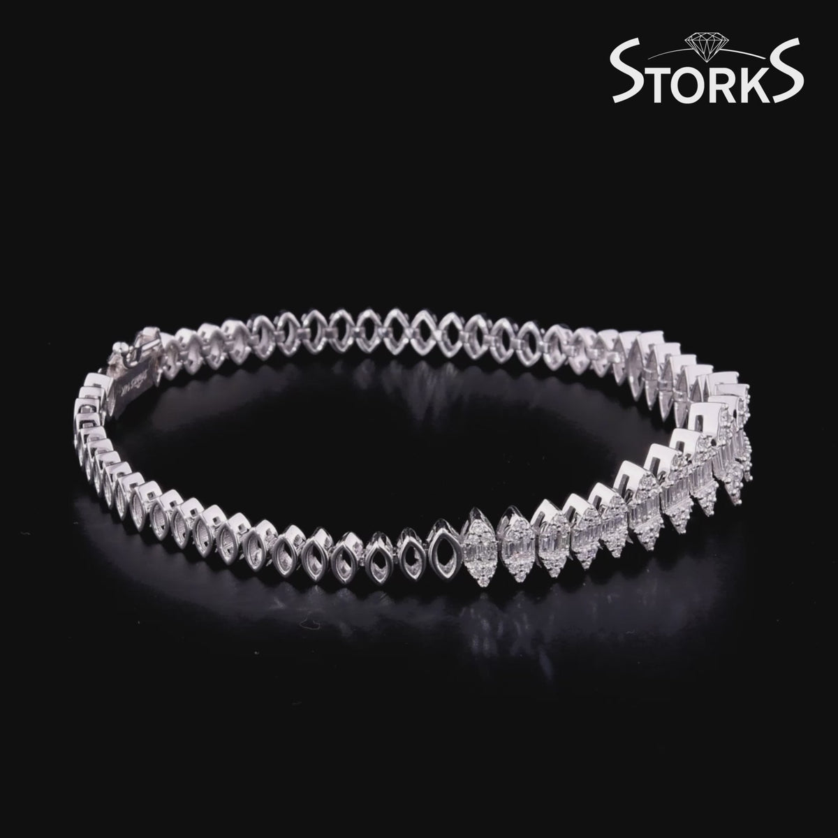 1.47 Karat Wedding Baget Pırlanta Bileklik