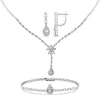 2.97 Karat matrimonio Baget Diamante Parure