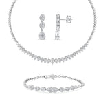 5.98 Karat matrimonio Diamante Parure