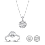 0.94 Karat Audrey Baget Diamante Parure