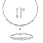 6.63 Karat matrimonio Baget Diamante Parure